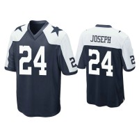 Men Dallas Cowboys #24 Kelvin Joseph Navy Alternate Game Jersey