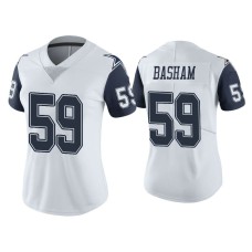 Women Dallas Cowboys #59 Color Rush Limited Tarell Basham White Jersey Women Dallas Cowboys #59 Color Rush Limited Tarell Basham White Jersey