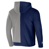 Dallas Cowboys Staple Split Logo Pullover Hoodie - Navy