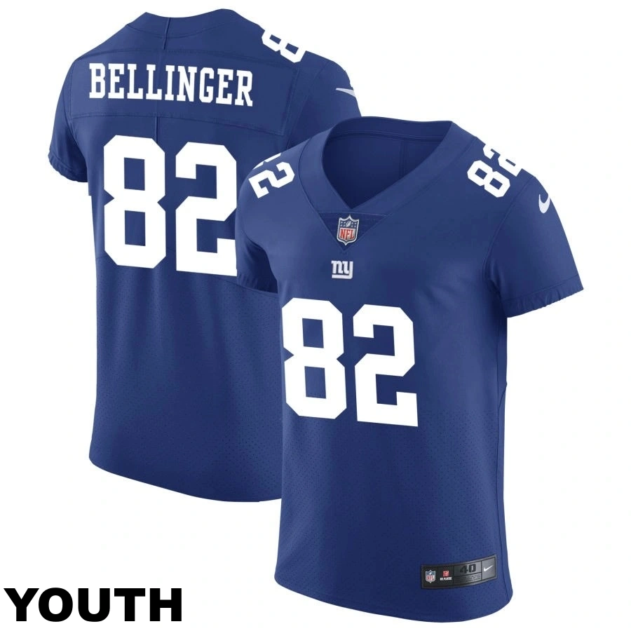 Youth New York Giants #82 Daniel Bellinger Royal Vapor Untouchable Elite Jersey Youth New York Giants #82 Daniel Bellinger Royal Vapor Untouchable Elite Jersey