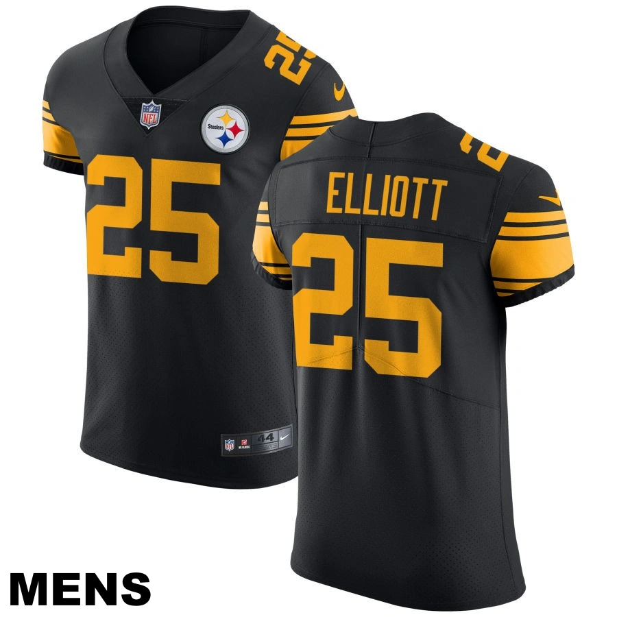 Men's Pittsburgh Steelers #25 DeShon Elliott Black Vapor Untouchable Elite Color Rush Jersey