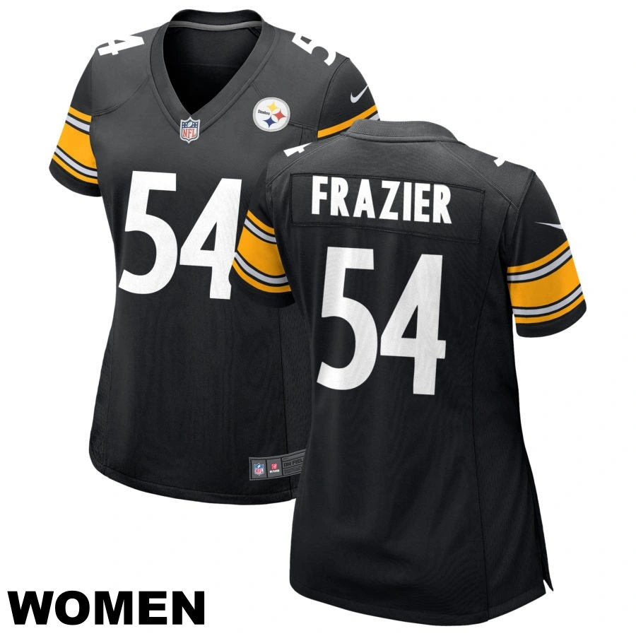Women's #54 Zach Frazier Black Pittsburgh Steelers Game Jersey