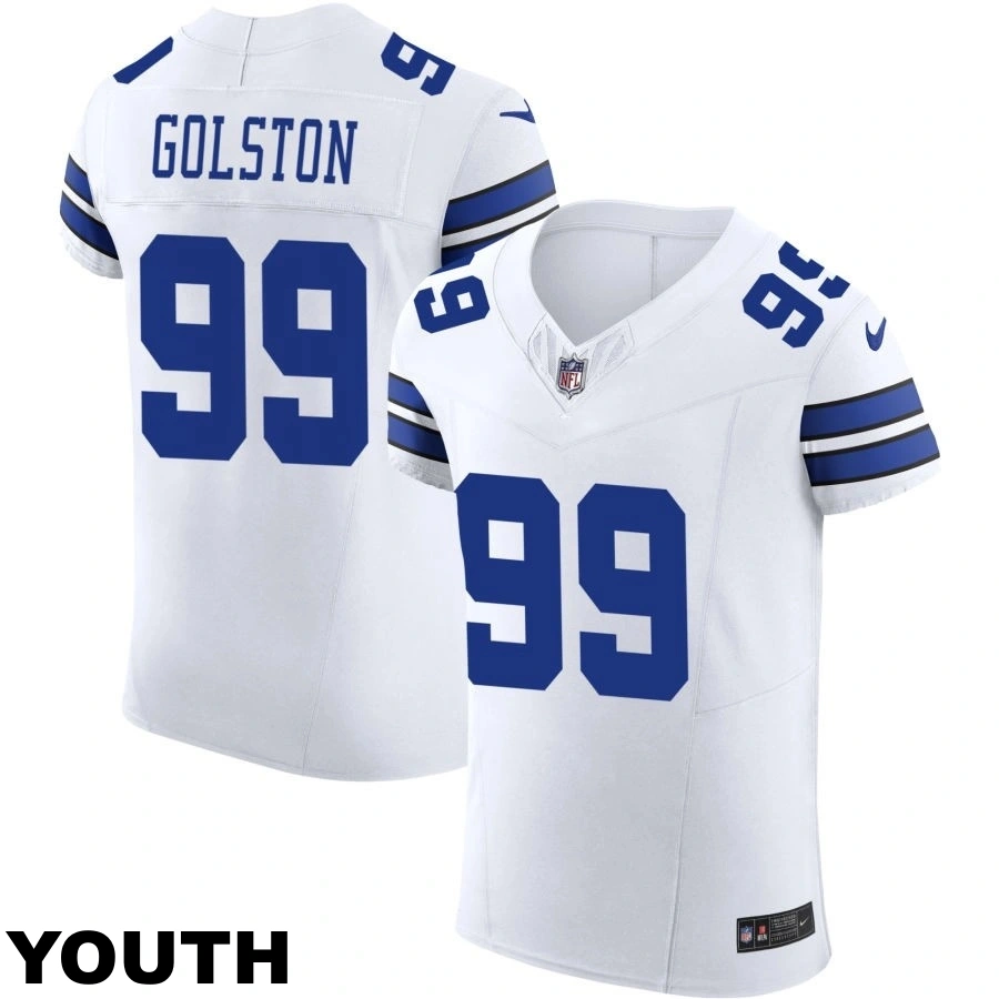 Youth Dallas Cowboys #99 Chauncey Golston White Vapor F.U.S.E. Elite Jersey Youth Dallas Cowboys #99 Chauncey Golston White Vapor F.U.S.E. Elite Jersey