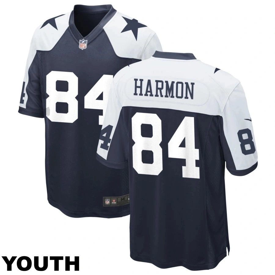 Youth Dallas Cowboys #84 Kelvin Harmon Navy Alternate Game Jersey Youth Dallas Cowboys #84 Kelvin Harmon Navy Alternate Game Jersey