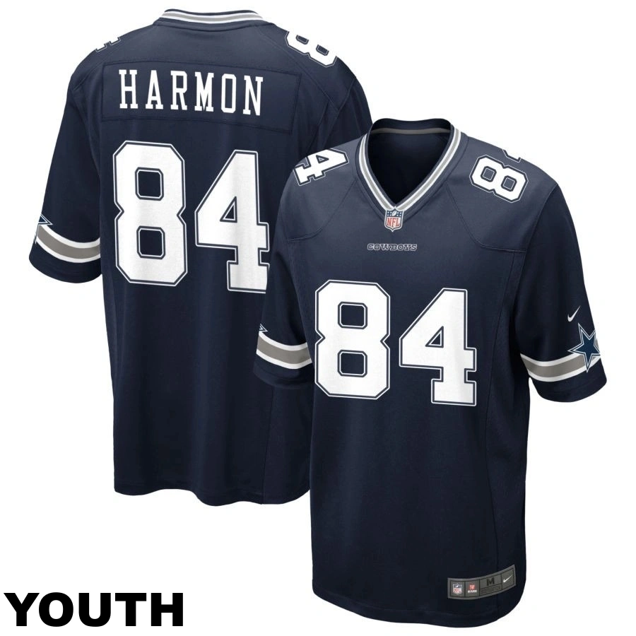 Youth Dallas Cowboys #84 Kelvin Harmon Navy Game Jersey Youth Dallas Cowboys #84 Kelvin Harmon Navy Game Jersey