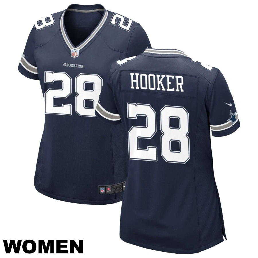 Women's #28 Malik Hooker Navy Dallas Cowboys Game Jersey Women's #28 Malik Hooker Navy Dallas Cowboys Game Jersey