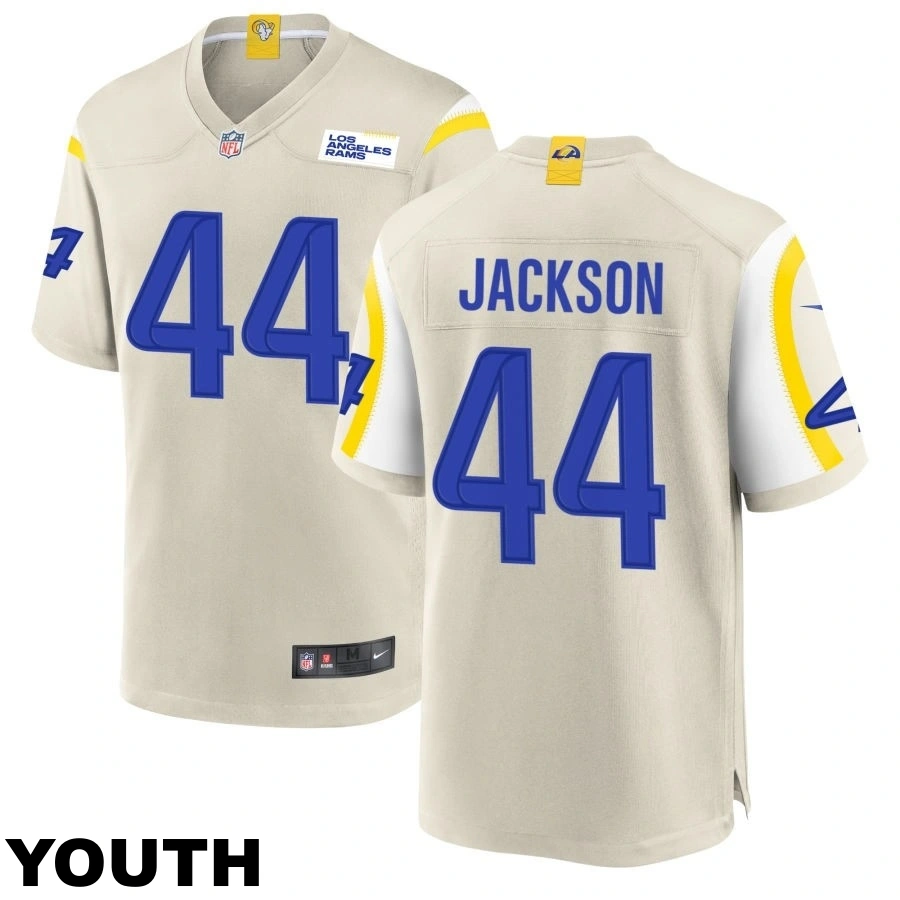 Youth #44 Brennan Jackson Los Angeles Rams Bone Game Jersey