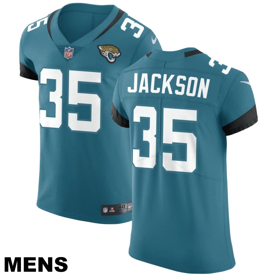 Men's Jacksonville Jaguars #35 Matthew Jackson Teal Vapor Untouchable Elite Jersey Men's Jacksonville Jaguars #35 Matthew Jackson Teal Vapor Untouchable Elite Jersey