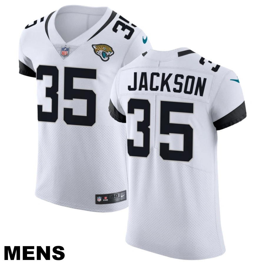 Men's Jacksonville Jaguars #35 Matthew Jackson White Vapor Untouchable Elite Jersey Men's Jacksonville Jaguars #35 Matthew Jackson White Vapor Untouchable Elite Jersey