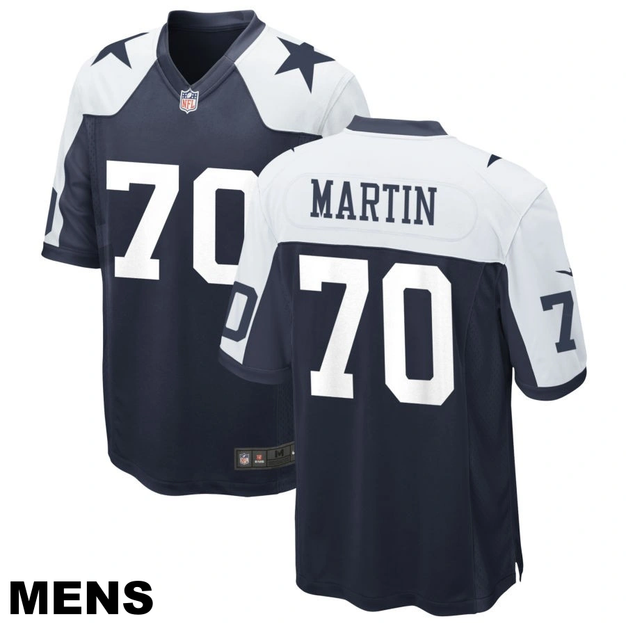 Men's Dallas Cowboys #70 Zack Martin Navy Alternate Game Jersey Men's Dallas Cowboys #70 Zack Martin Navy Alternate Game Jersey