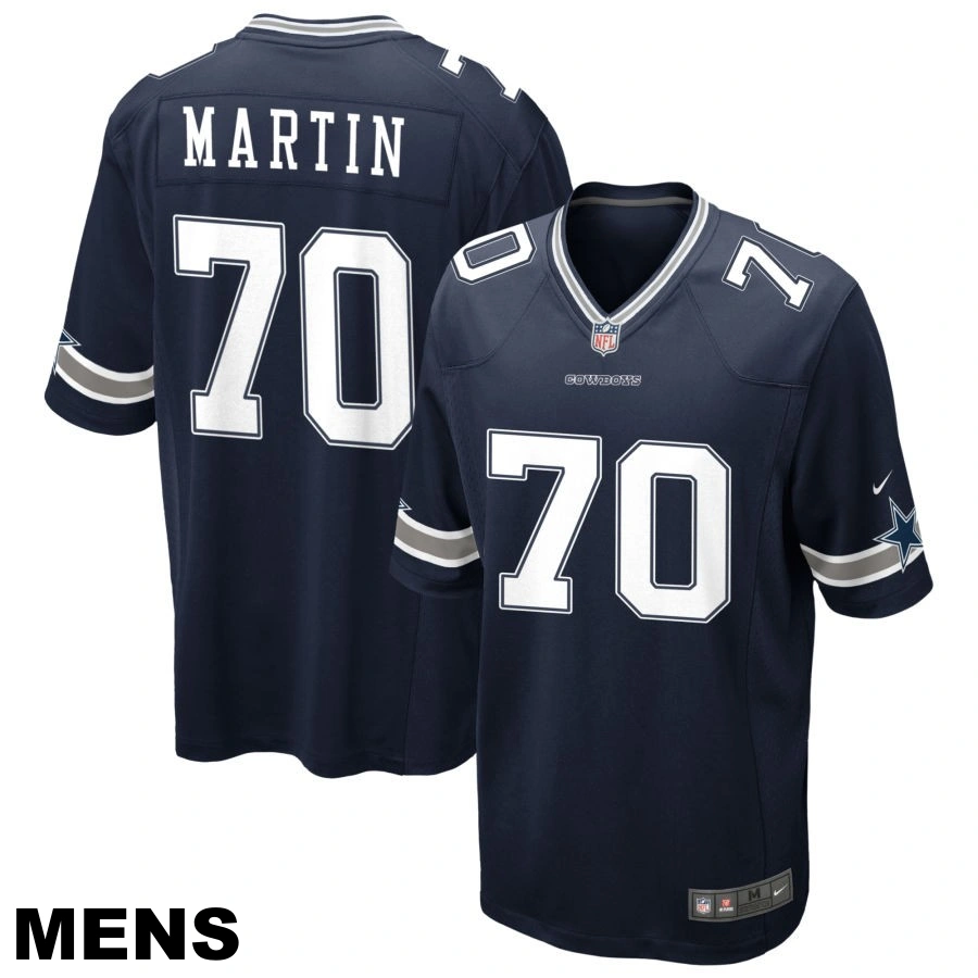 Men's Dallas Cowboys #70 Zack Martin Navy Game Jersey Men's Dallas Cowboys #70 Zack Martin Navy Game Jersey