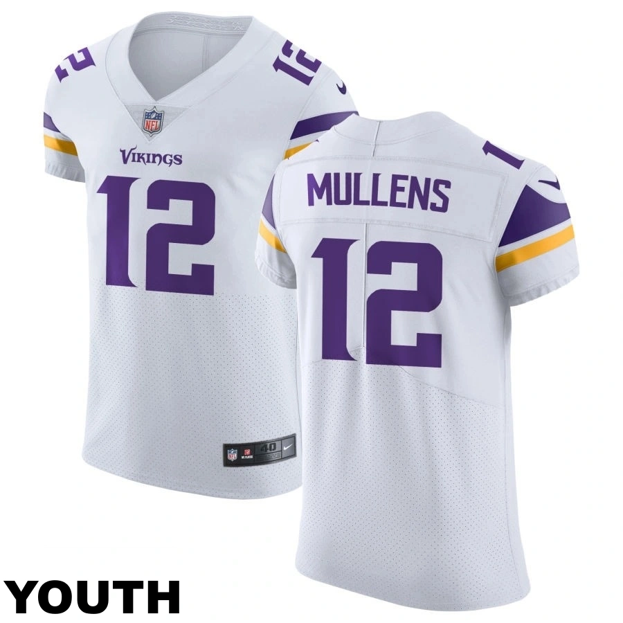 Youth Minnesota Vikings #12 Nick Mullens White Vapor Untouchable Elite Jersey Youth Minnesota Vikings #12 Nick Mullens White Vapor Untouchable Elite Jersey