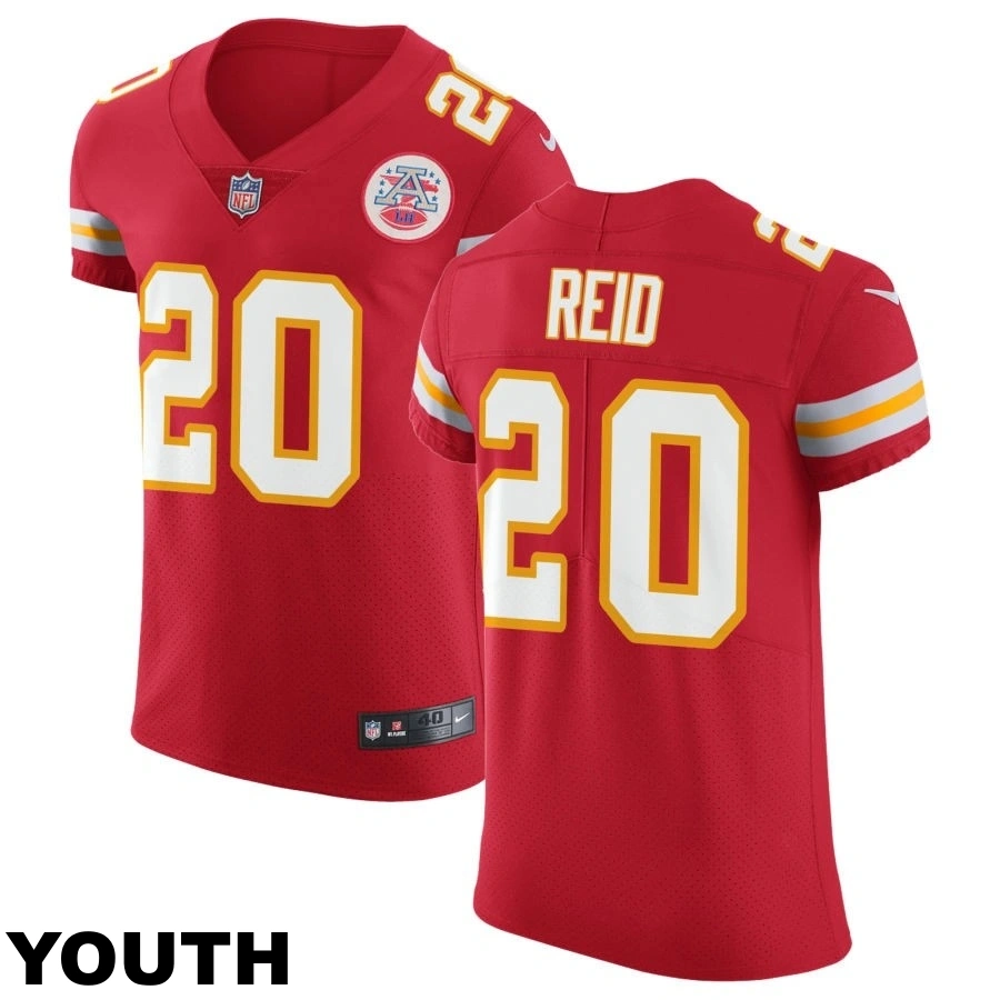 Youth Kansas City Chiefs #20 Justin Reid Red Vapor Untouchable Elite Jersey