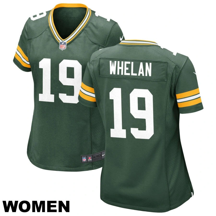 Women's #19 Daniel Whelan Green Green Bay Packers Game Jersey Women's #19 Daniel Whelan Green Green Bay Packers Game Jersey
